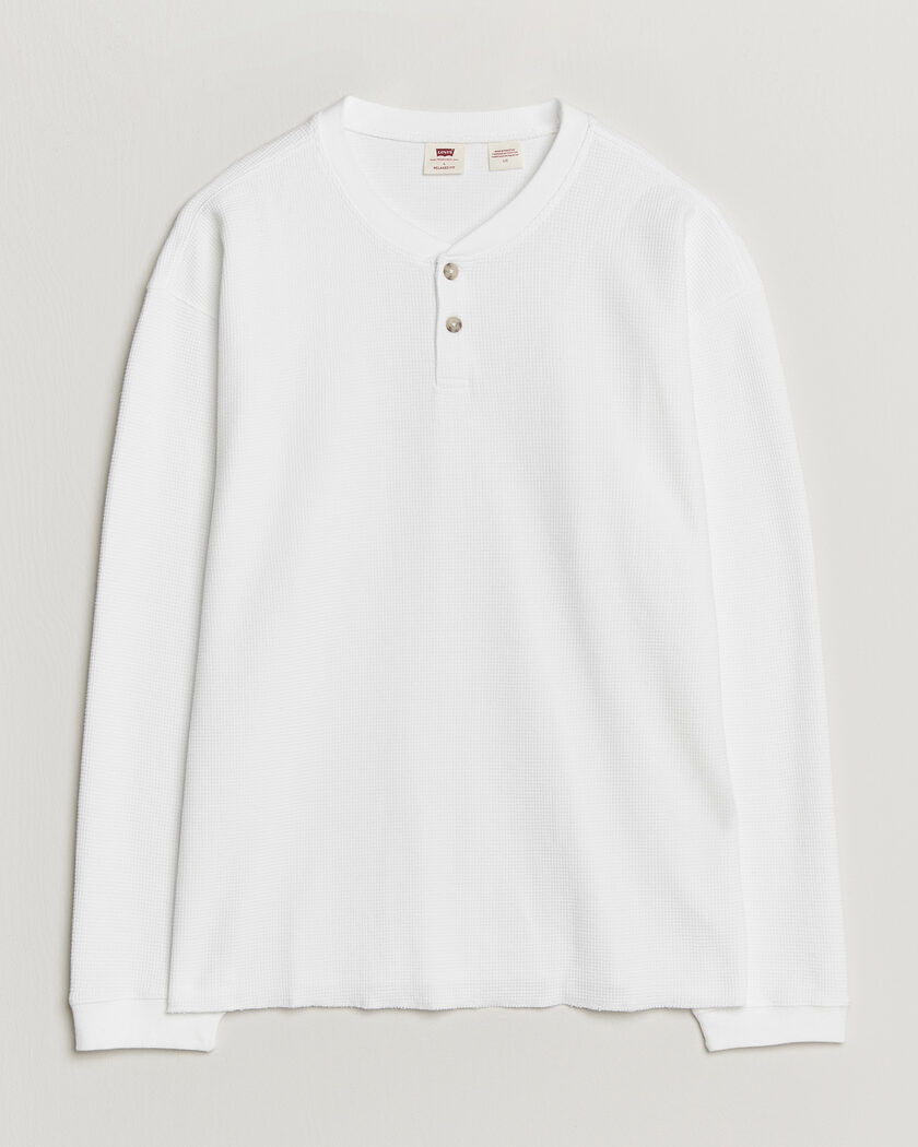 Levi's Relaxed Henley Bright White – Weiß
