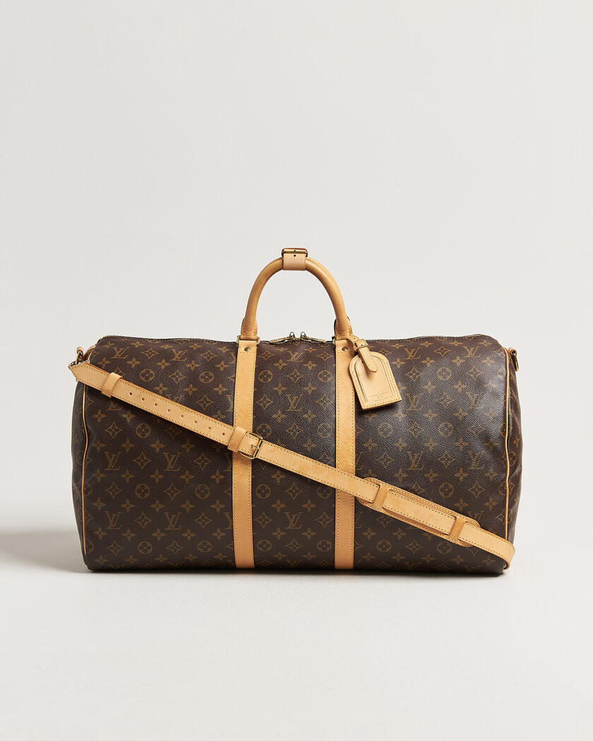 Louis Vuitton Pre-Owned Keepall Bandouliére 55 Monogram – Braun