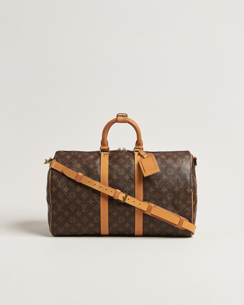 Louis Vuitton Pre-Owned Keepall Bandouliére 45 Monogram – Braun