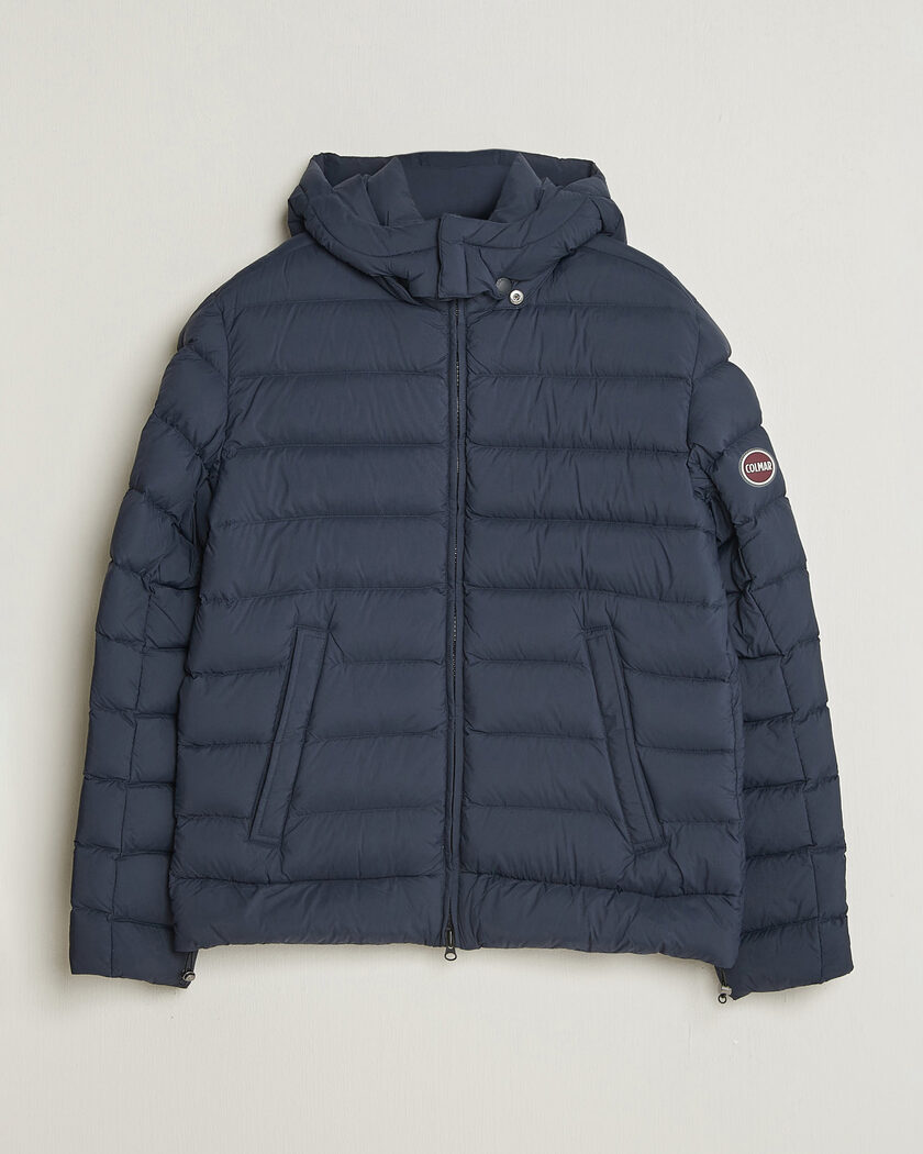 Colmar Quilted Down Jacket Navy – Blau