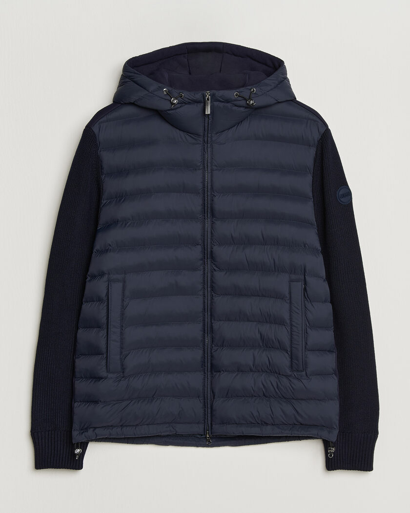 Colmar Hybrid Hood Jacket Navy – Blau