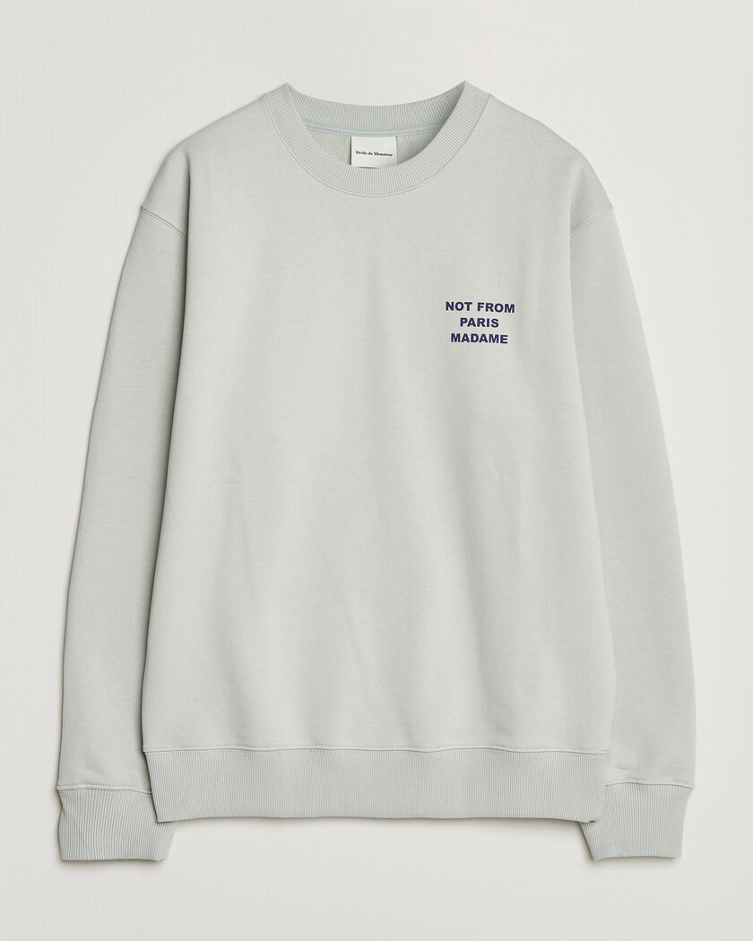 Drôle de Monsieur Bold Slogan Sweatshirt Grey – Grau