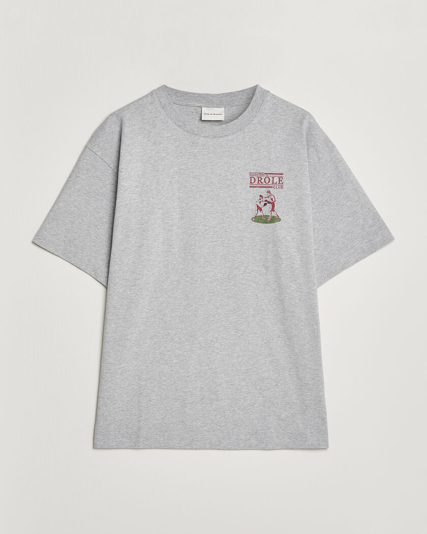 Drôle de Monsieur Boxers T-Shirt Grey Melange – Grau