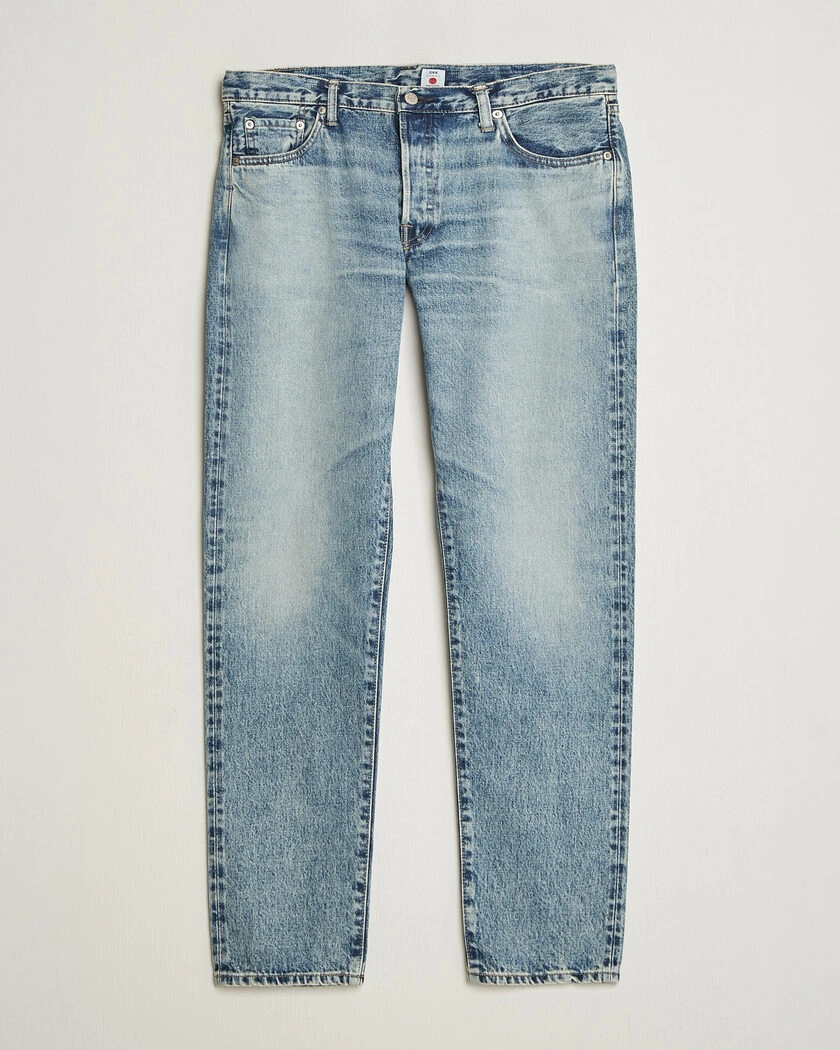 EDWIN Regular Tapered Rainbow Selvage Jeans Light Used – Blau