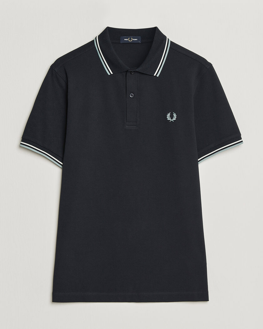 Fred Perry Twin Tipped Polo Shirt Navy – Blau