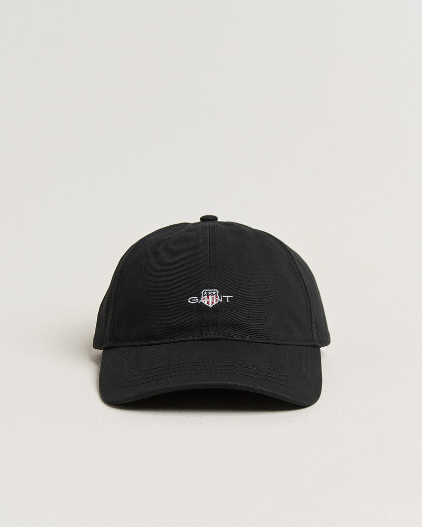 Gant Cotton Twill Cap Black – Schwarz