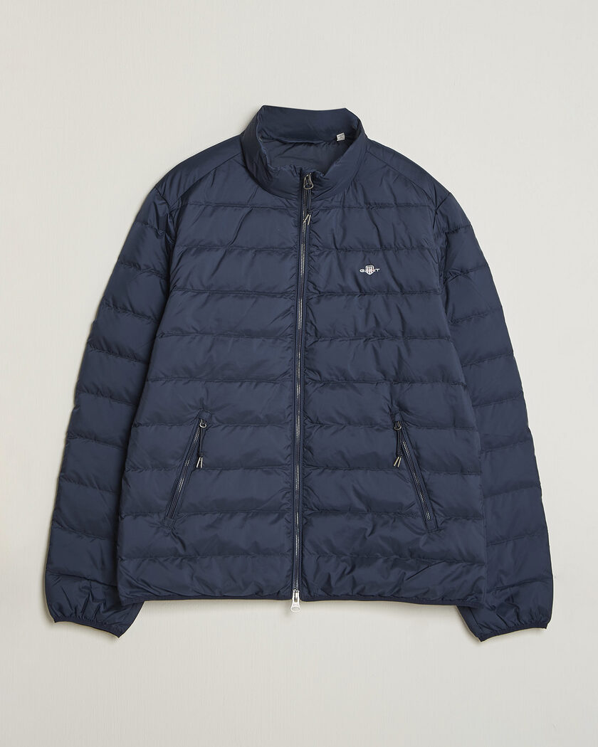 Gant Light Down Jacket Evening Blue – Blau