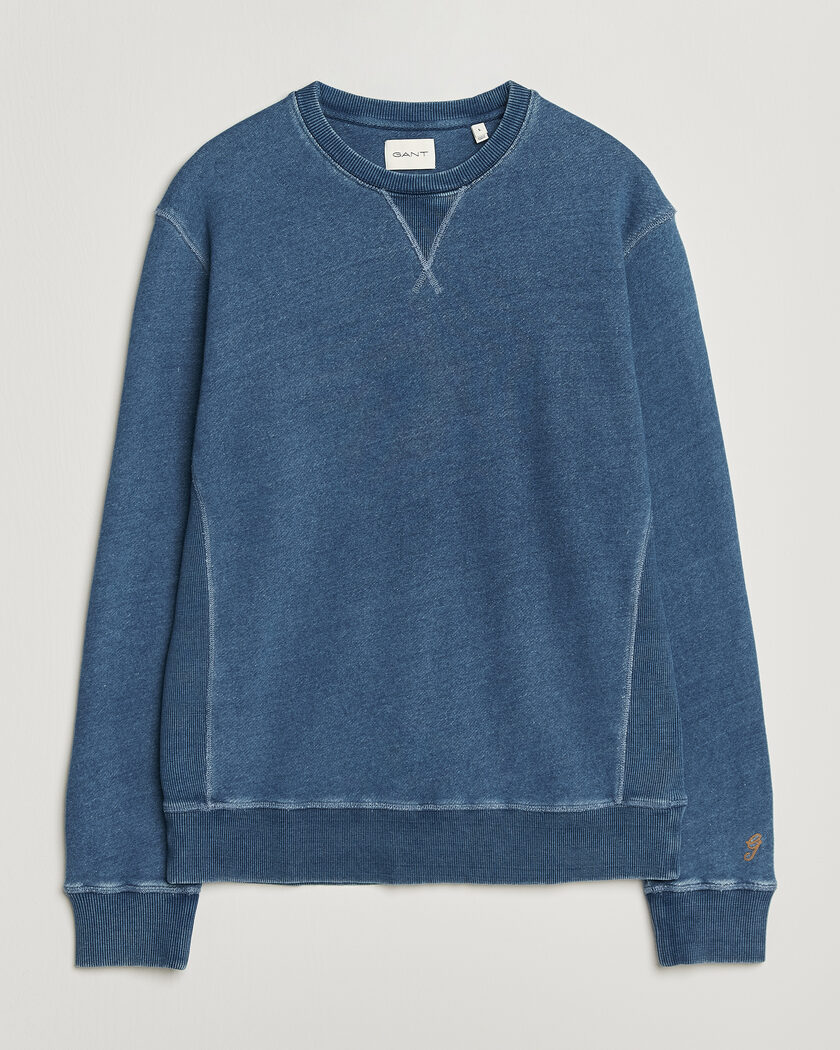 Gant Vintage Crew Neck Sweatshirt Indigo – Blau