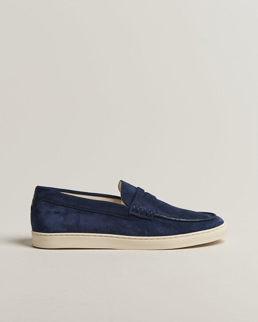 Brunello Cucinelli Penny Loafers Midnight Blue – Blau