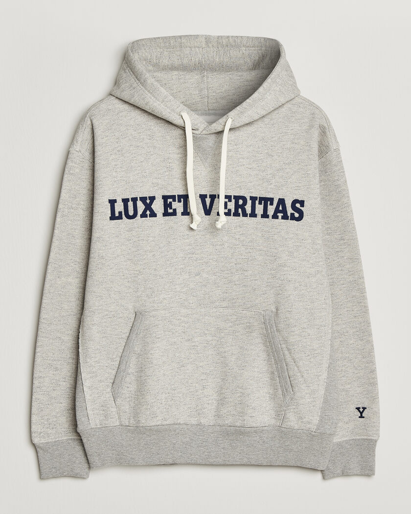Gant YALE Hoodie Grey Melange – Grau