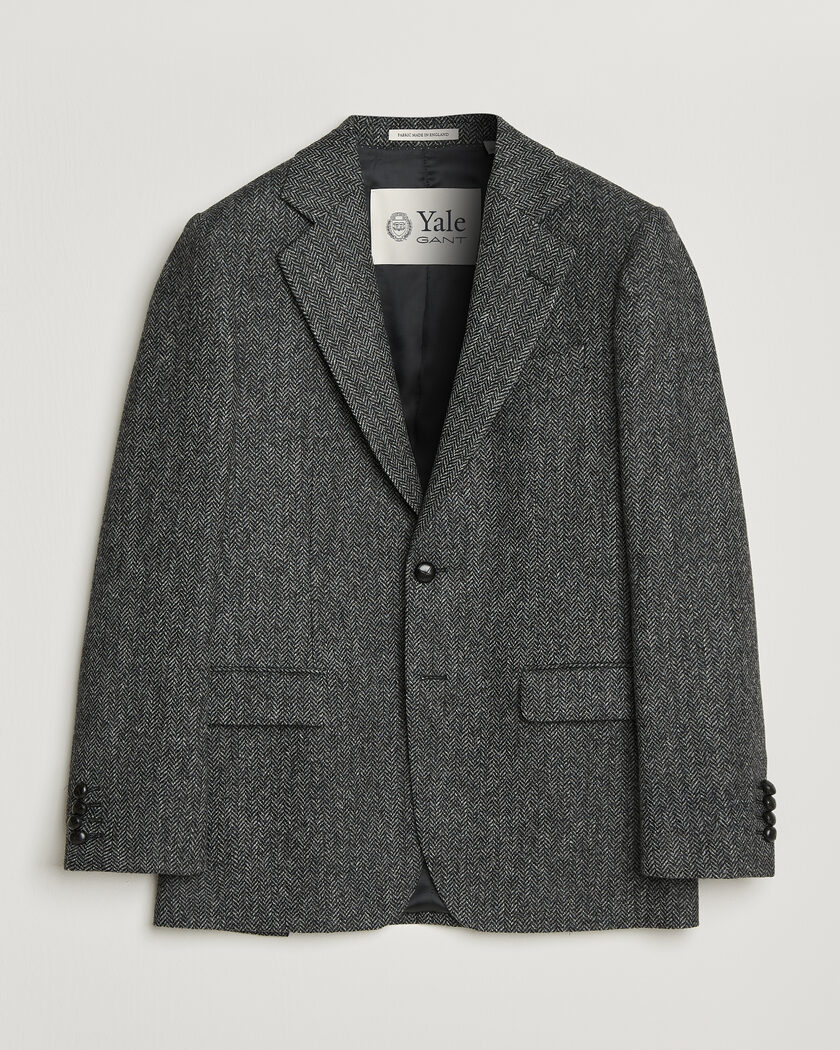 Gant YALE Tweed Blazer Black Grey – Grau