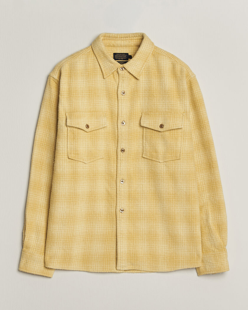  Pendleton Big Pocket Shirt Cream Shadow – Gelb