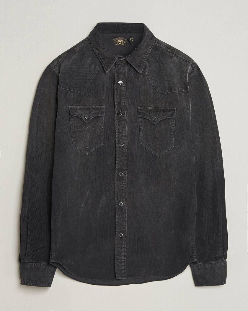 RRL Buffalo Western Shirt Black – Schwarz
