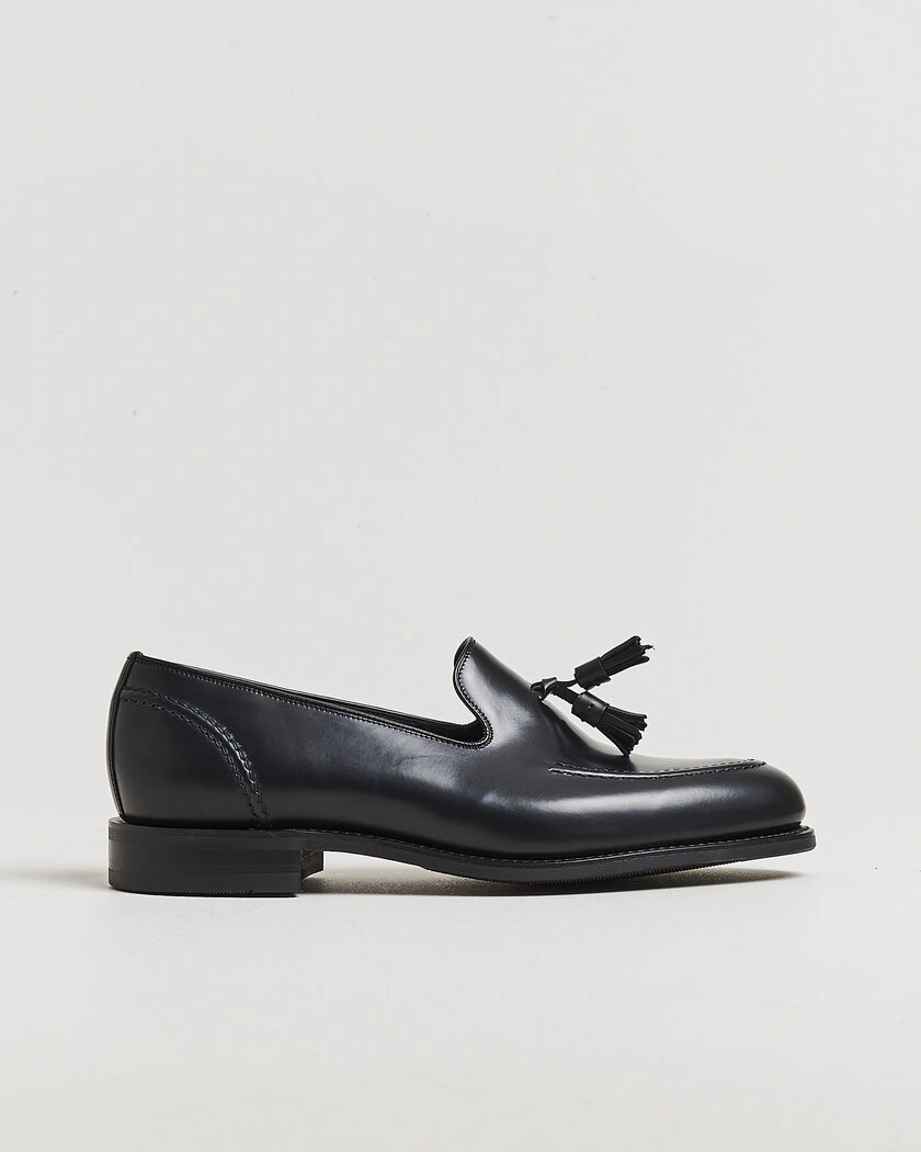Loake 1880 Brunel Leather Tassel Loafer Black – Schwarz