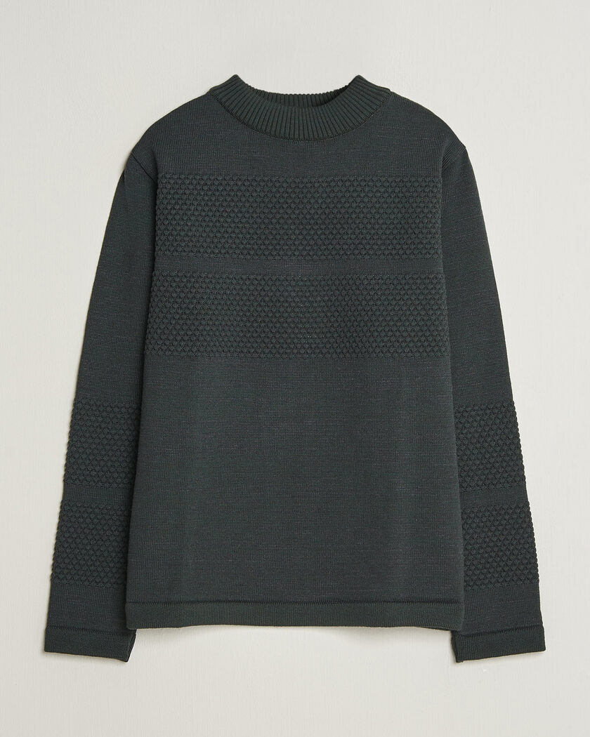 S.N.S. Herning Fisherman Mock Neck Terrain Green – Grün