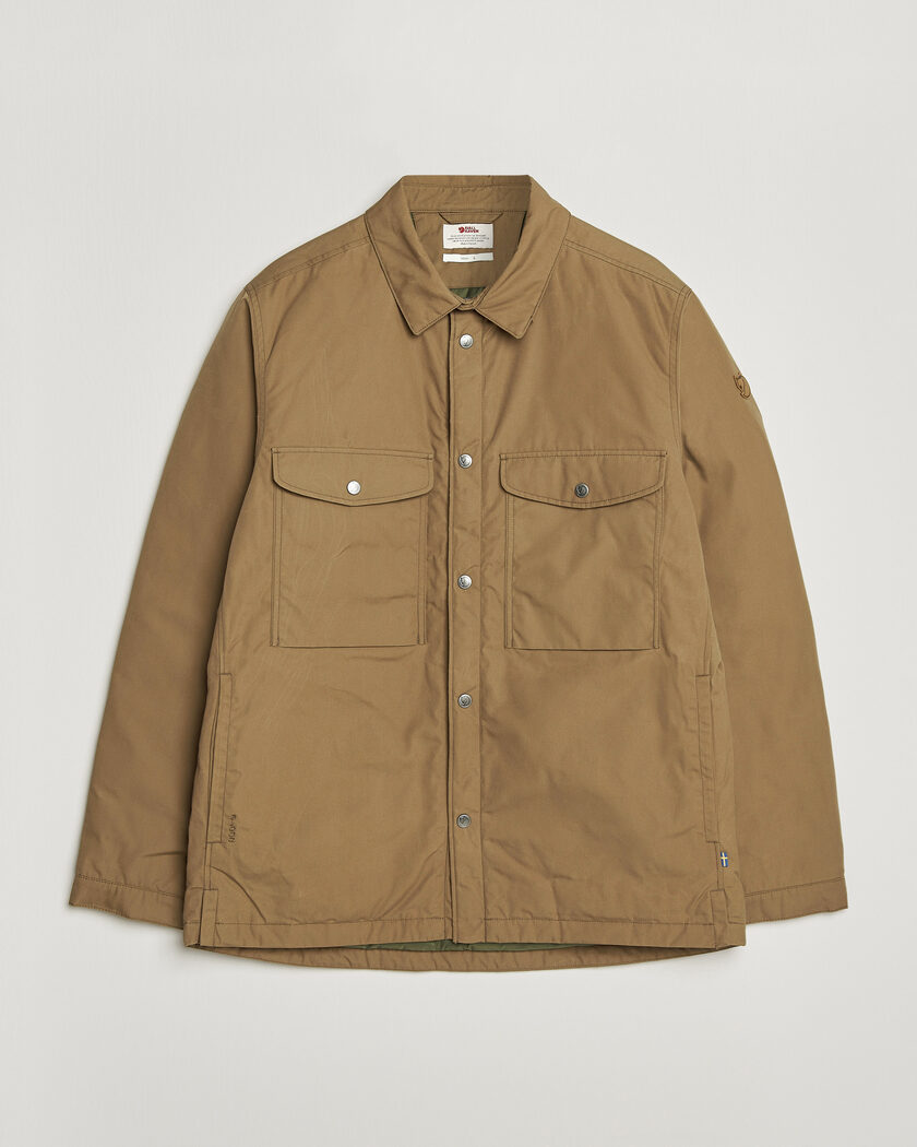 Fjällräven Övik Down Shirt Jacket Wood Brown – Braun