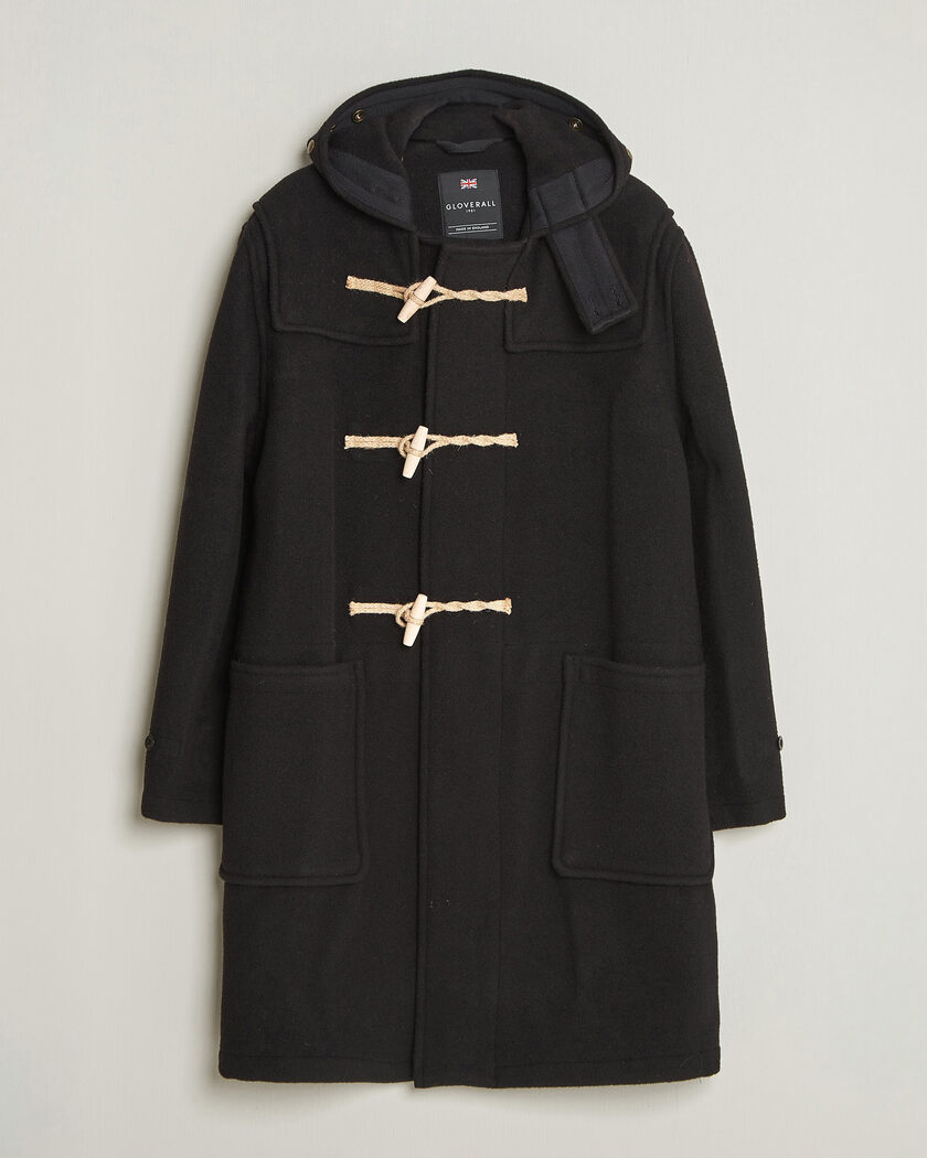 Gloverall 575 Monty Original Duffle Coat Black – Schwarz