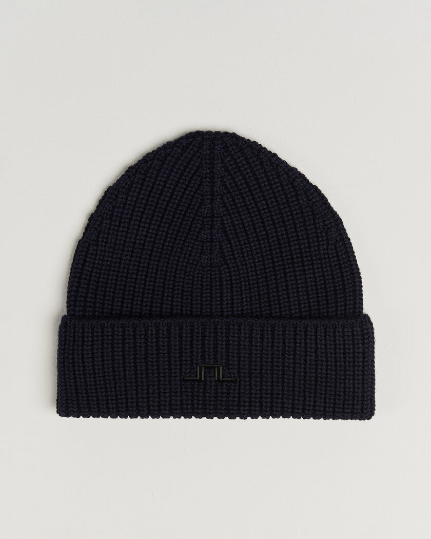  J.Lindeberg Merino Beanie JL Navy – Blau