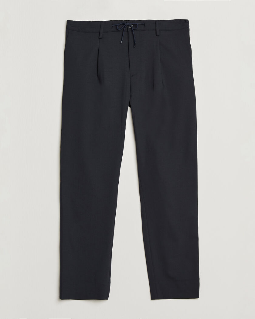 J.Lindeberg Harris Stretch Wool Pants JL Navy – Blau