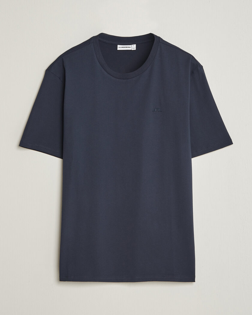 J.Lindeberg Alpha Crew Neck T-Shirt JL Navy – Blau