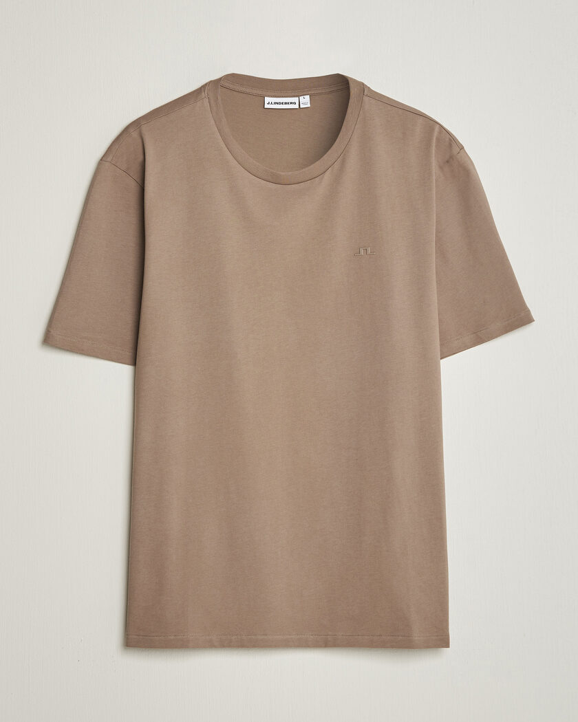 J.Lindeberg Alpha Crew Neck T-Shirt Brindle – Grün
