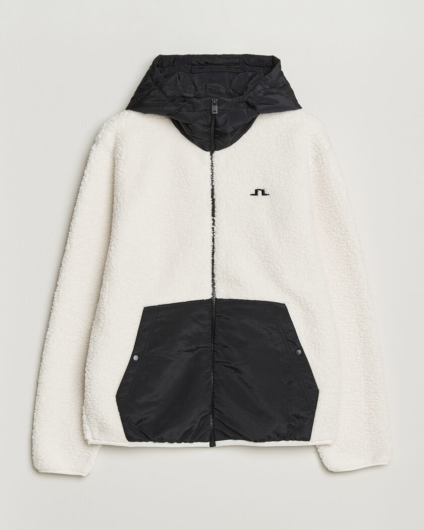 J.Lindeberg Varek Hybrid Hooded Full Zip Tofu – Mehrfarbig