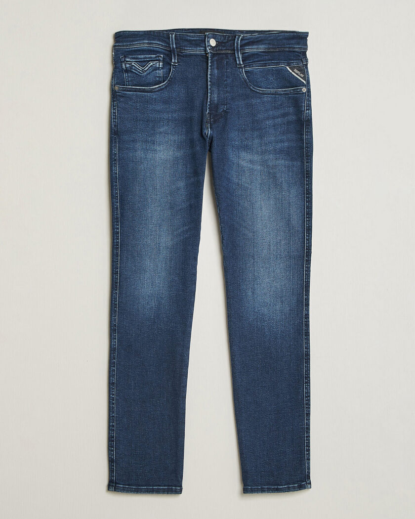 Replay Anbass Powerstretch Jeans Dark Blue – Blau