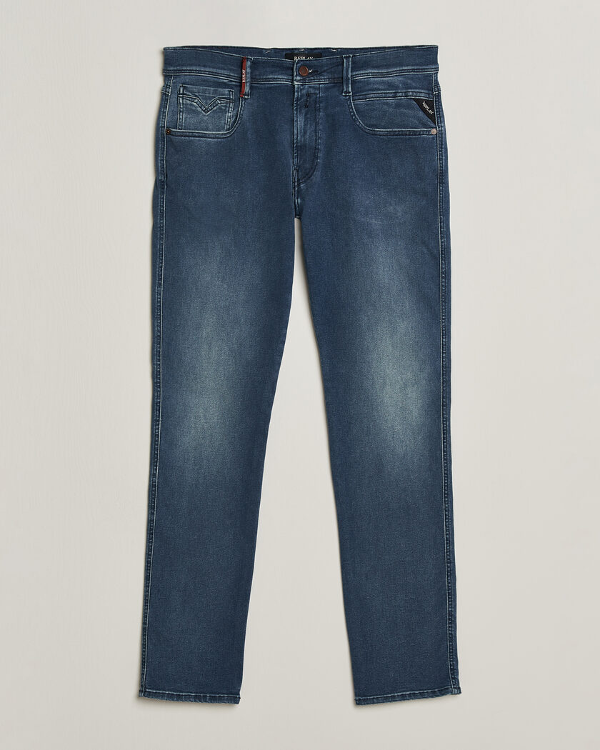 Replay Anbass Hyperflex Jeans Dark Blue – Blau