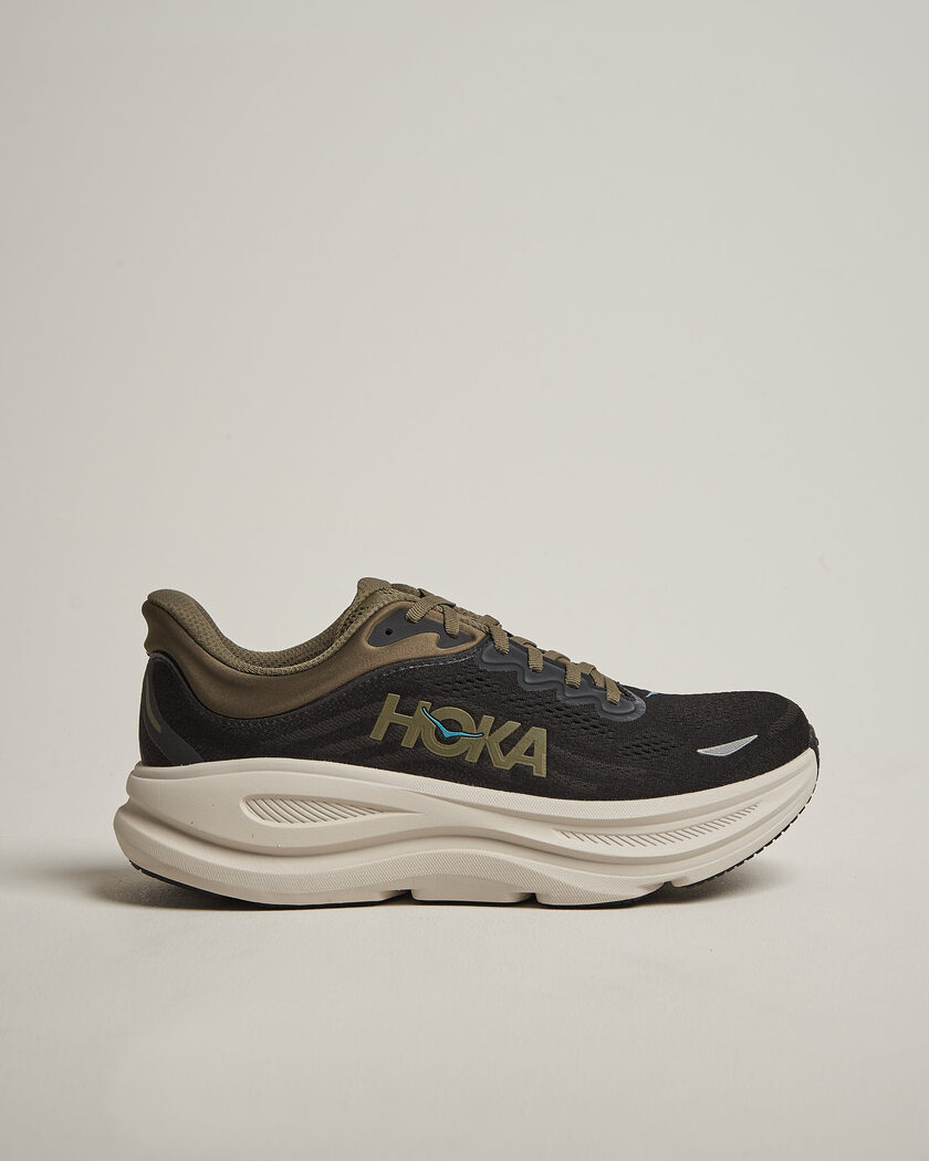 Hoka Bondi 9 Black/River Rock – Schwarz