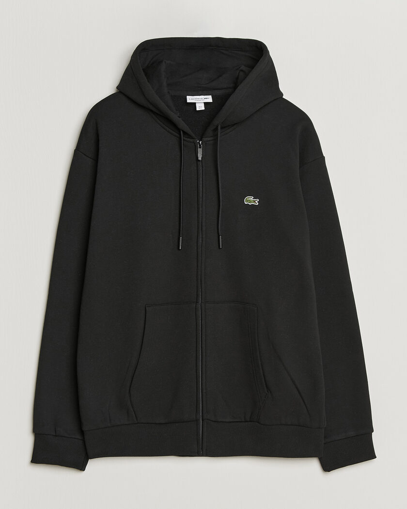 Lacoste Full Zip Hoodie Black – Schwarz