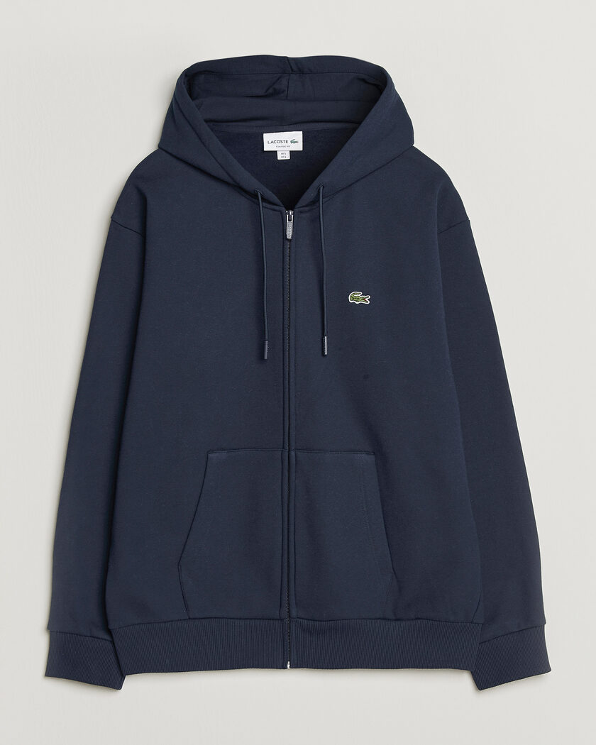 Lacoste Full Zip Hoodie Navy Blue – Blau