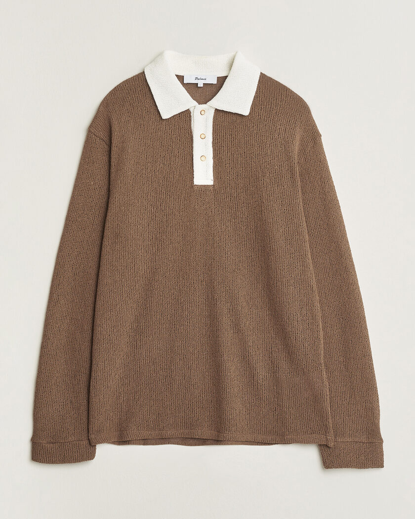 Palmes Knitted Rugby Brown – Braun