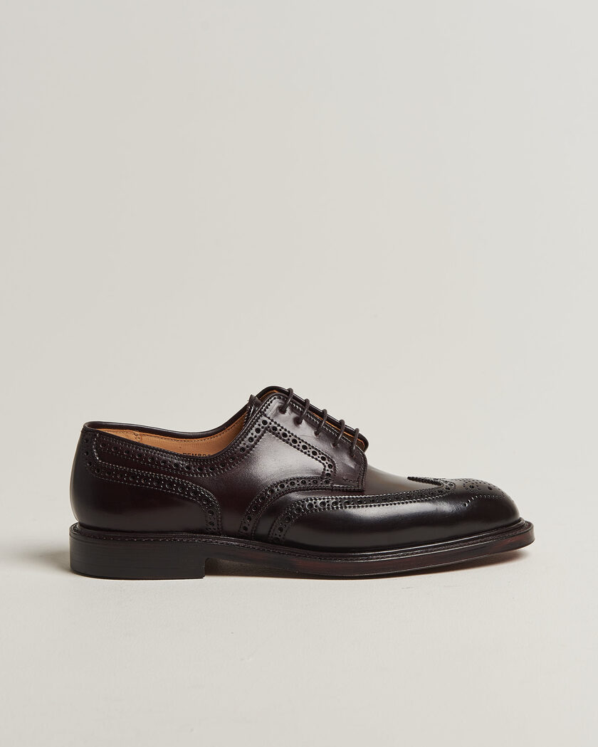 Crockett & Jones Pembroke Burgundy Shell Cordovan – Braun