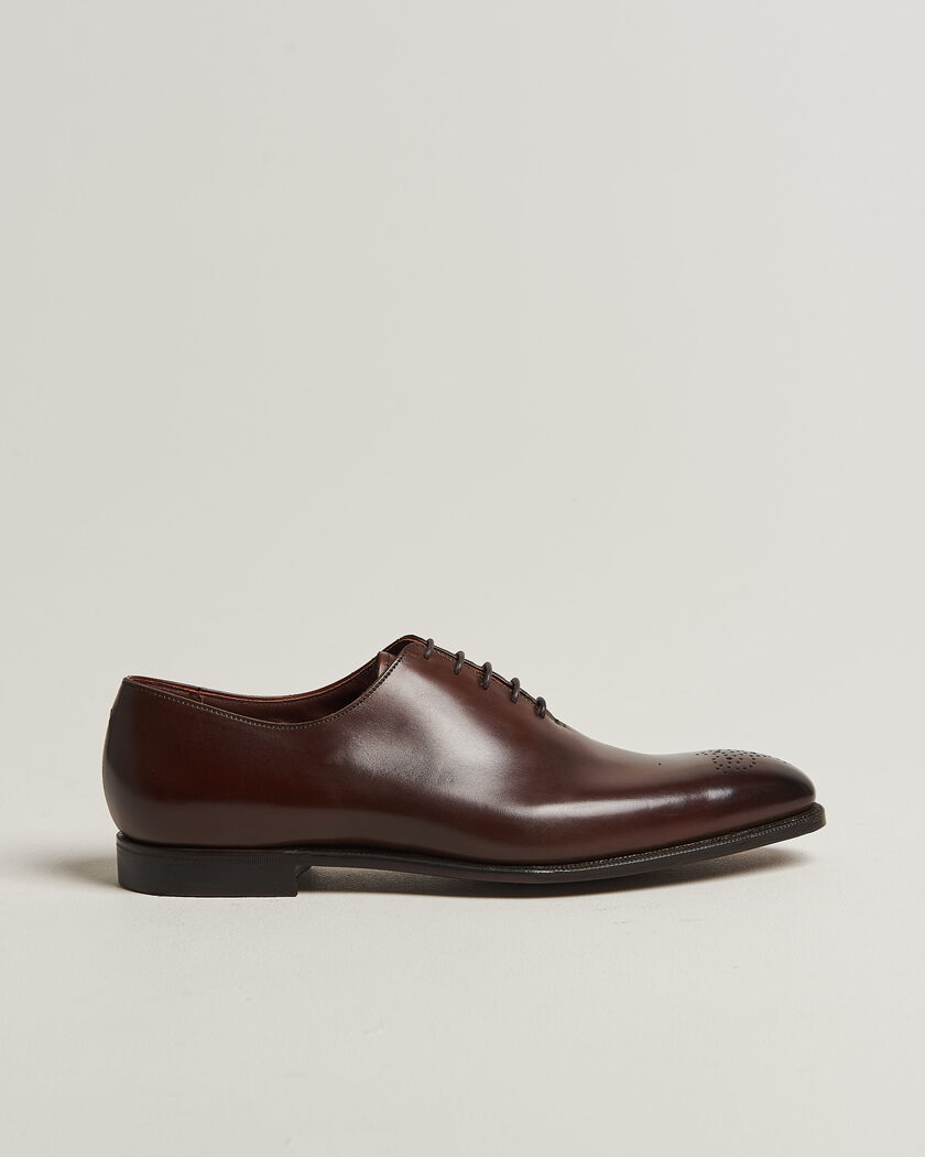 Crockett & Jones Weymouth 2 Handgrade Wholecut Dk Brown Antique Calf – Braun