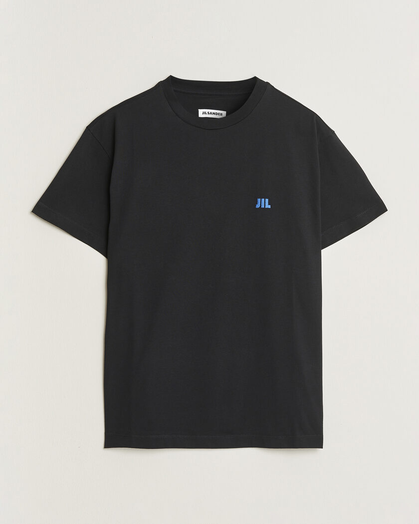 Jil Sander Short Sleeve Jil Logo T-Shirt Black – Schwarz