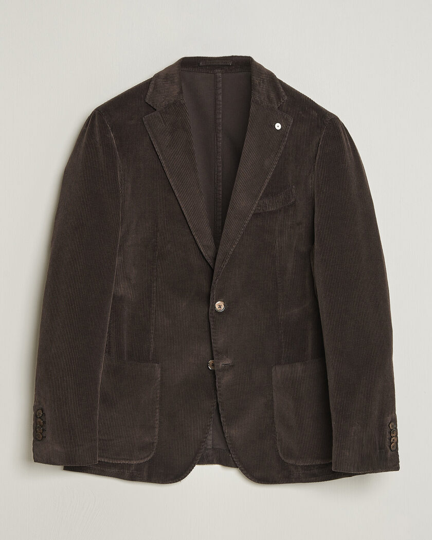 L.B.M. 1911 Jack Corduroy Blazer Brown – Braun