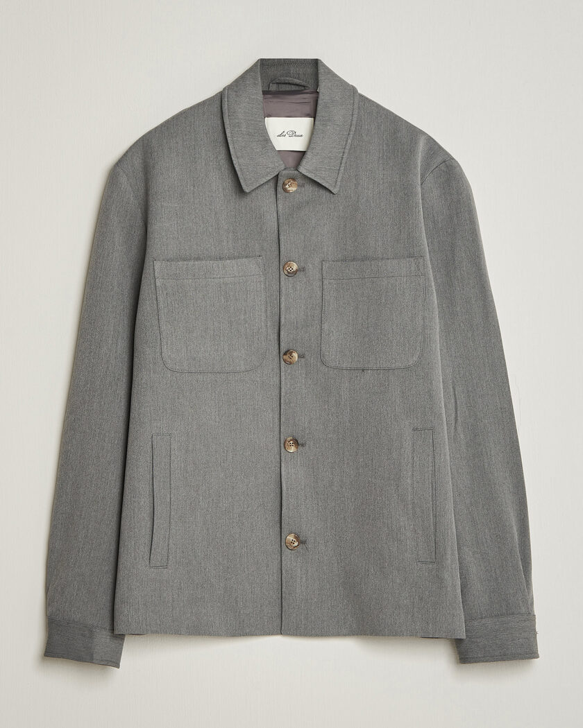 LES DEUX Marsielle Hybrid Jacket Grey Melange – Grau