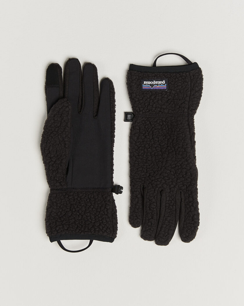 Patagonia Retro Pile Gloves Black – Schwarz