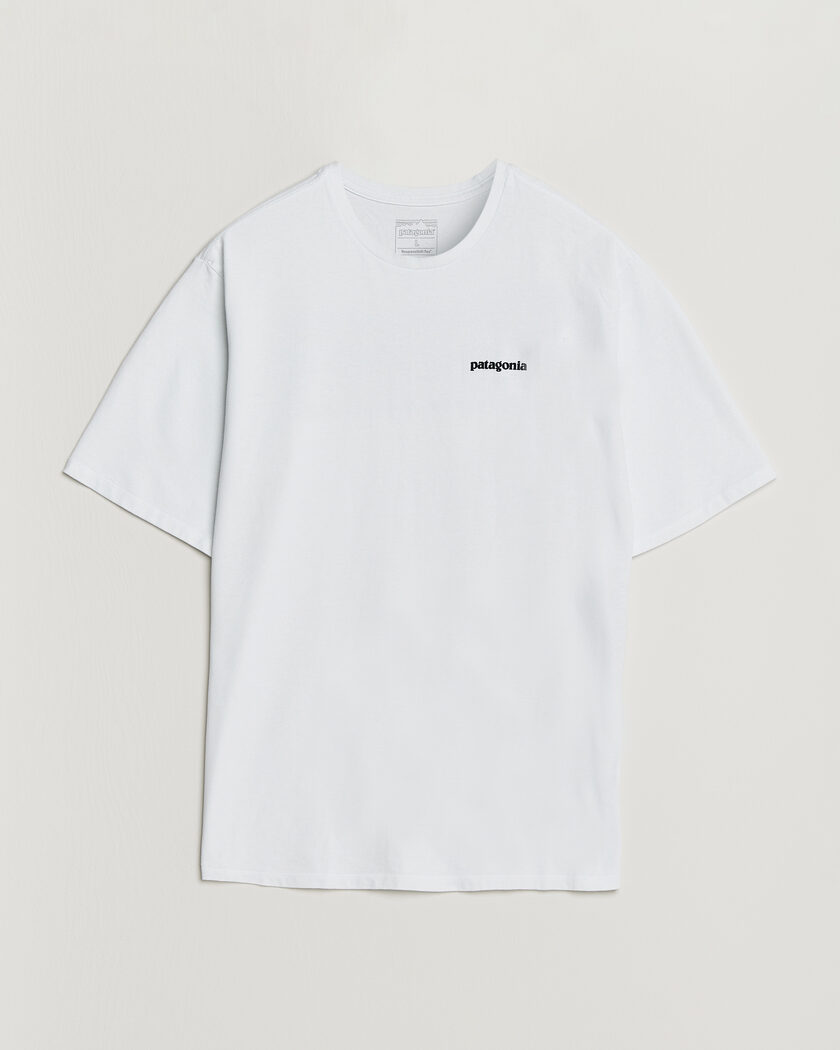  Patagonia P-6 Logo Responsibili T-Shirt Fiber White – Weiß