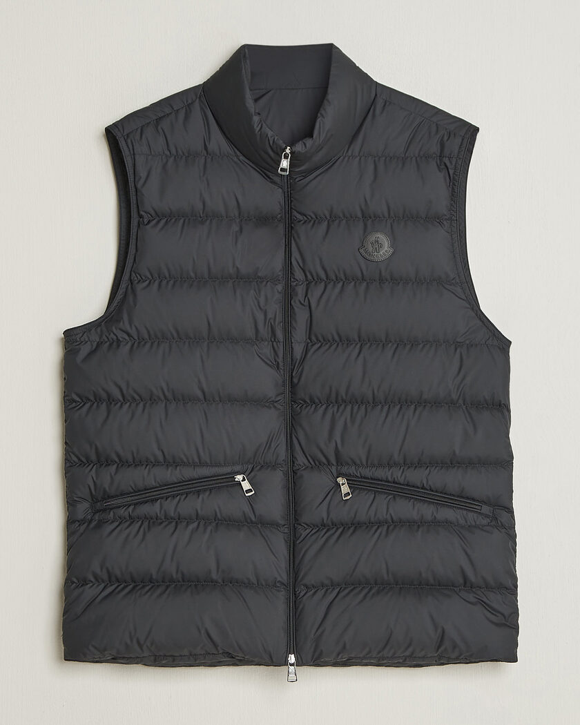 Moncler Treompan Down Vest Black – Schwarz