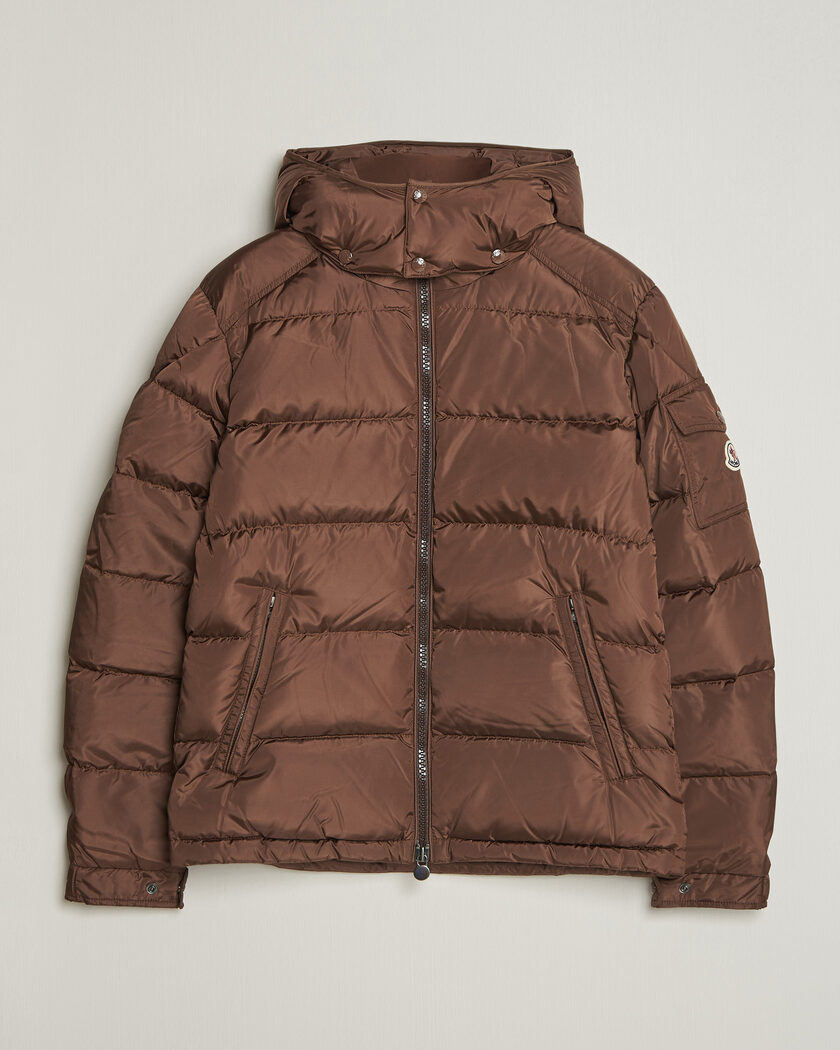 Moncler Maya Jacket Matte Brown – Braun