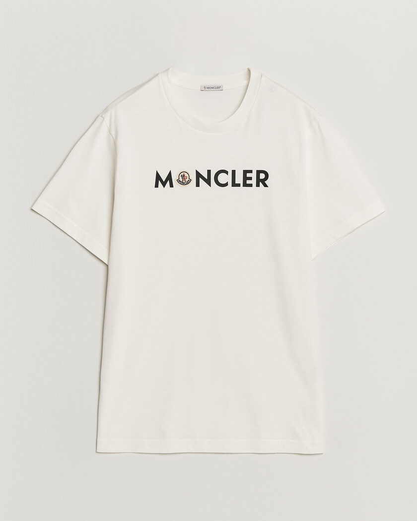 Moncler Logo Lettering T-Shirts White – Weiß