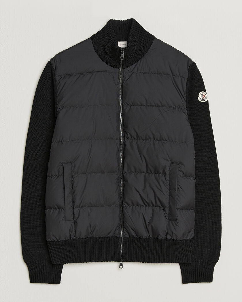 Moncler Padded Hybrid Jacket Black – Schwarz