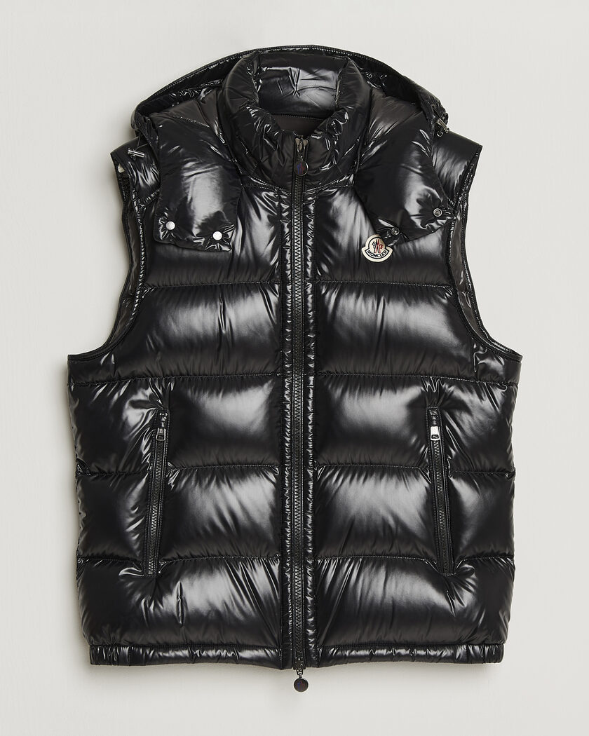 Moncler Bormes Down Vest Black – Schwarz