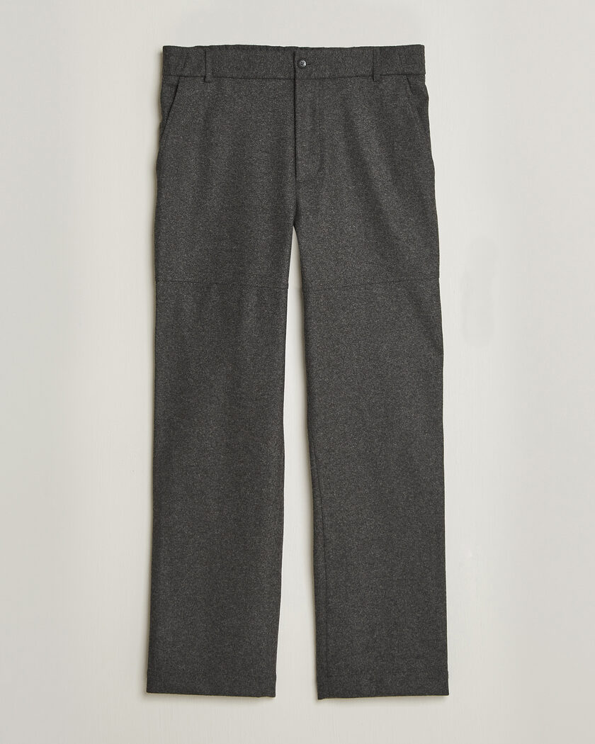 Moncler Flannel Trousers Charcoal – Grau