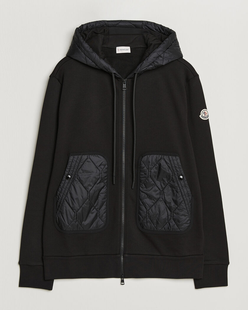 Moncler Full Zip Hoodie Black – Schwarz