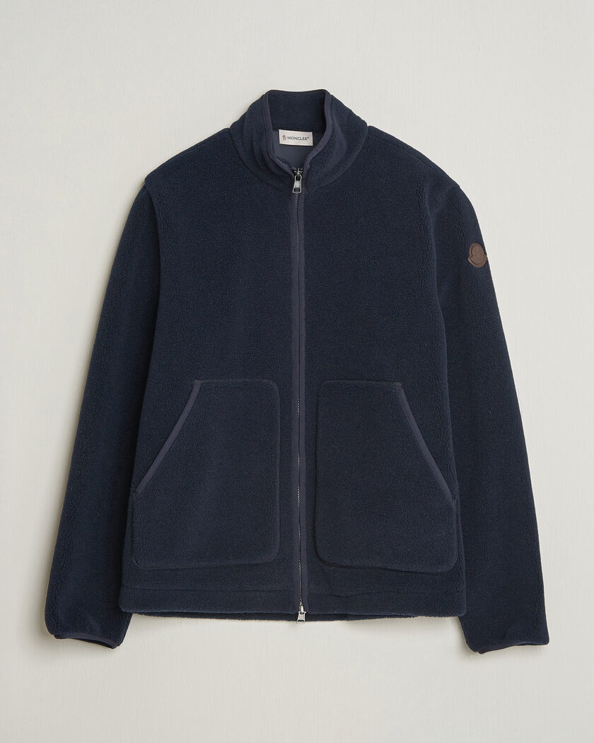 Moncler Full Zip Fleece  Navy – Blau