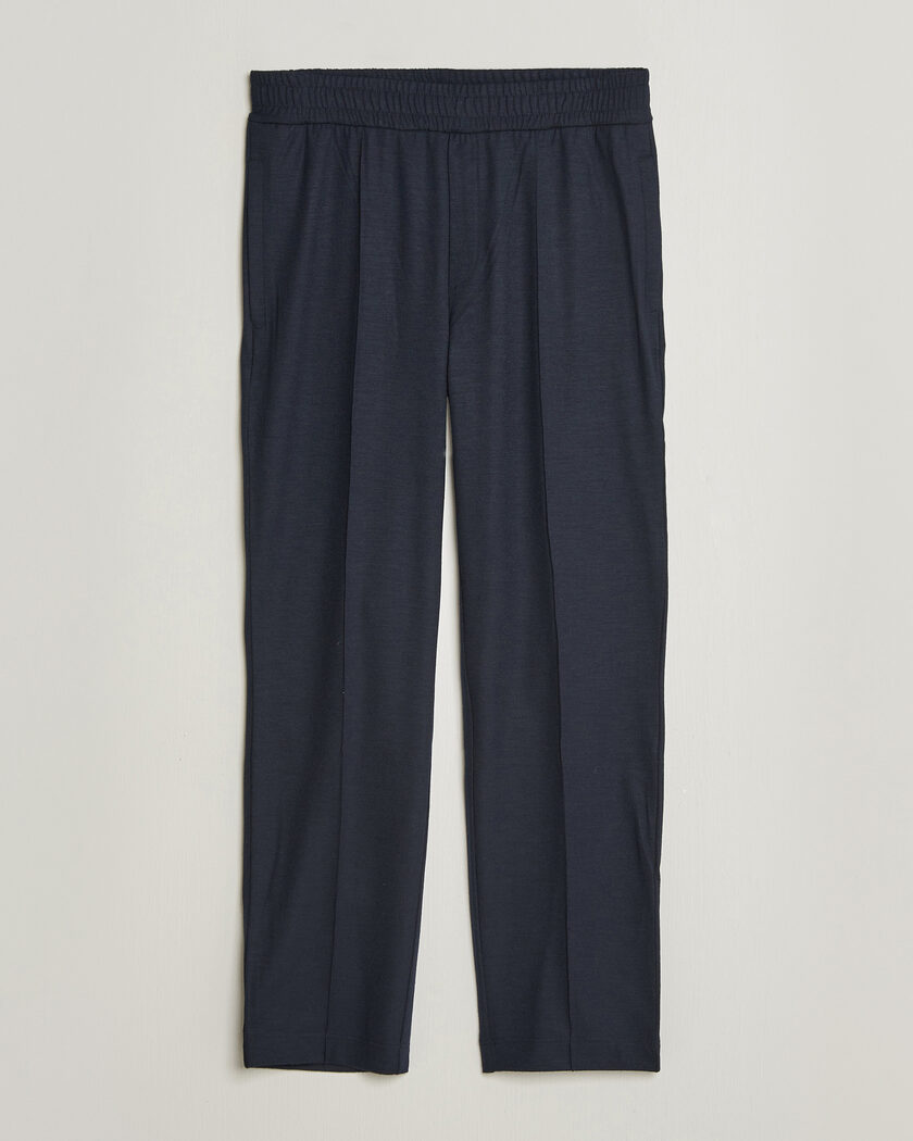 Moncler Flannel Joggers Navy – Blau