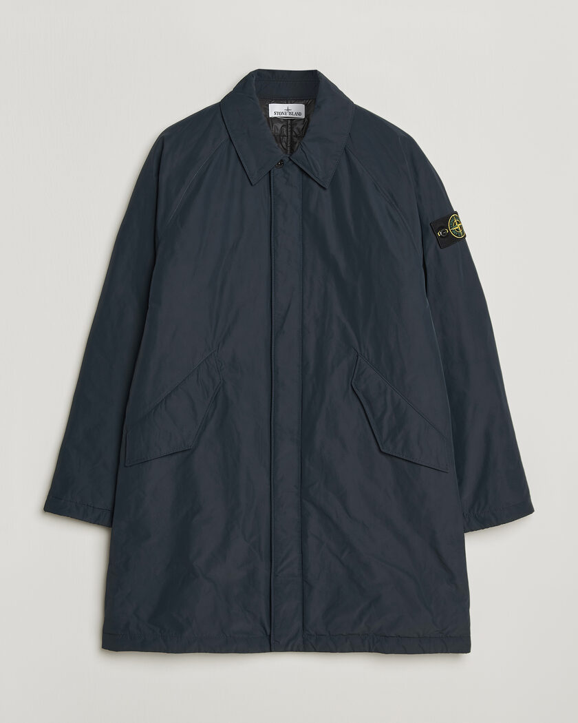 Stone Island Micro Reps Padded Coat Navy Blue – Blau