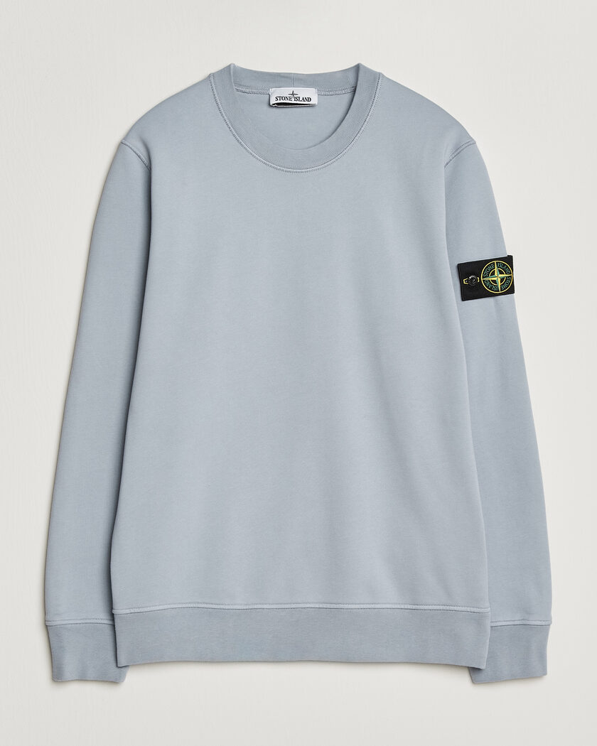 Stone Island Garment Dyed Fleece Sweatshirt Ash Grey – Grau